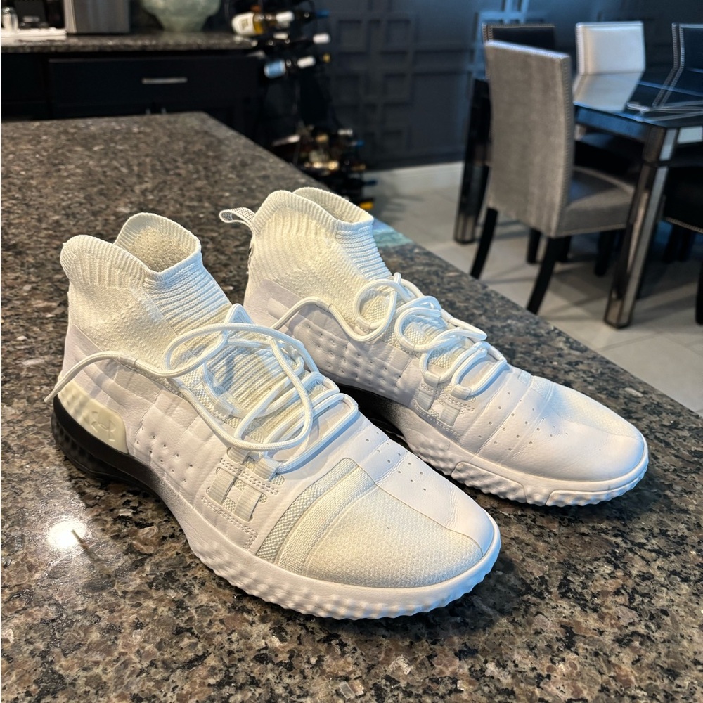 Under Armour White Athletic Shoes